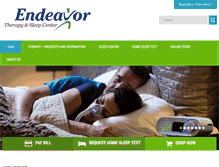 Tablet Screenshot of endeavortherapy.com